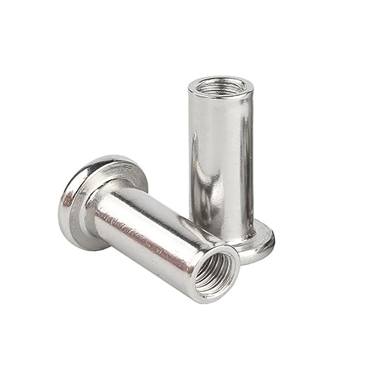 M6 x 12mm (40 Pack) Rivet Countersunk Hex Socket Cap Insert Nuts