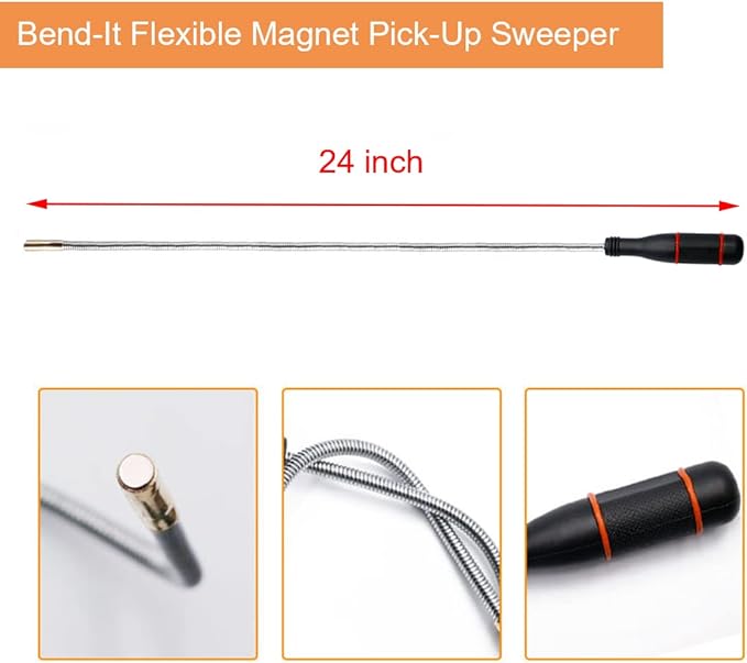 3 Pack Telescoping Magnet Pick-up Tool Set - Retrieving Telescoping Magnet Pickup Tools竊똄xtendable Magnetic Pick Up Tools竊똁endable Spring Magnet Stick