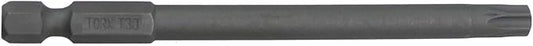 T30 x 3-1/2" Torx/Star Driver Bit - Quick Change Shank Bit for Screws and Fasteners (50)