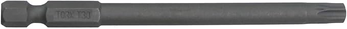 T30 x 3-1/2" Color-Coded Torx/Star Driver Bit with Quick-Change Shank - Precision Fit for T-30 Screws and Fasteners, 10-Pack