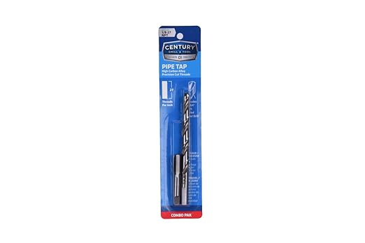 Century Drill & Tool 93201, 1/8-27 NPT/21/64 Combo