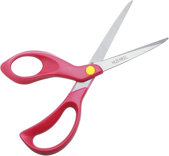 Left-Hand Scissors Stainless Steel 3-Pack, 8 inch