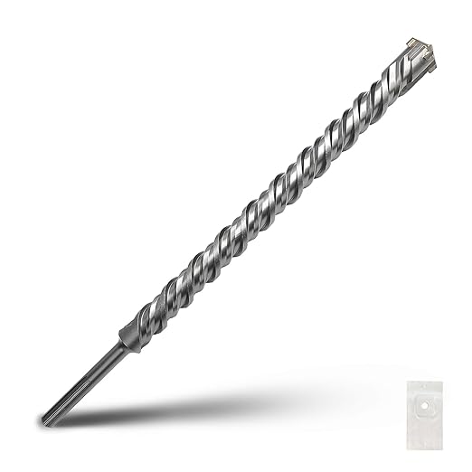 1 in x 31 inch SDS Max Rotary Hammer Drill Bit, 25mm x 800mm Carbide Tip Masonry Drill Bit for Brick, Stone, Concrete 1 in x 31 inch (25mm x 800mm)