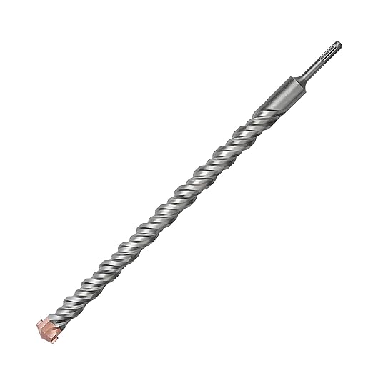 1-1/8 x 23.6 inch 竊?28x600mm 竊?SDS Plus Masonry Drill Bit, Rotary Hammer Drill Bit,Concrete Drill Bit for Concrete, Brick, Block,1-1/8 x 21 x 23.6 inch