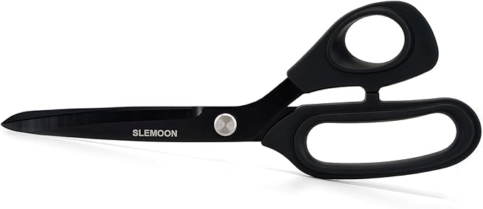 9 Inch Tailor Scissors All Purpose, Heavy Duty Premium Stainless Steel Scissors, Comfort Grip Handles for Fabric, Leather, Sewing & Crafting