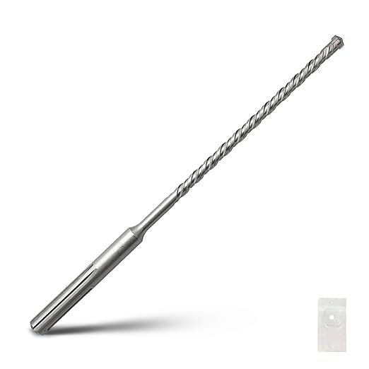 1/2 x 15 inch SDS Max Rotary Hammer Drill Bit, 12x380mm Carbide Tip Masonry Drill Bit,Concrete Drill Bit for Masonry, Brick, Stone, Concrete (Length :380mm / 15 inch, 12mm (1/2 in) Diameter)