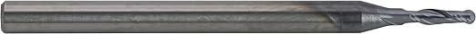 CME 10 pcs Micrograin Carbide End Mills, Ball Nose, TiAlN Coated, 1/16" Mill Diameter, 1/4" Length of Cut, 1 1/2" Overall Length, 2 Flute, Center Cutting