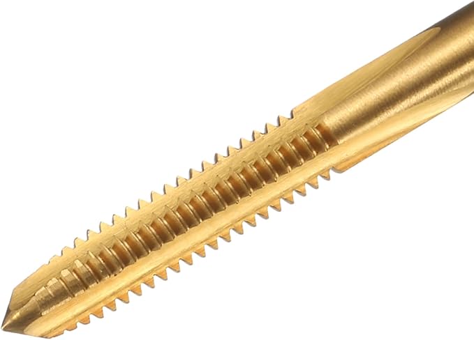 uxcell Metric Thread Tap M4 x 0.75 H2 100mm Straight Flute Screw Thread Milling Machine Taps Threading Tapping Repair Tool