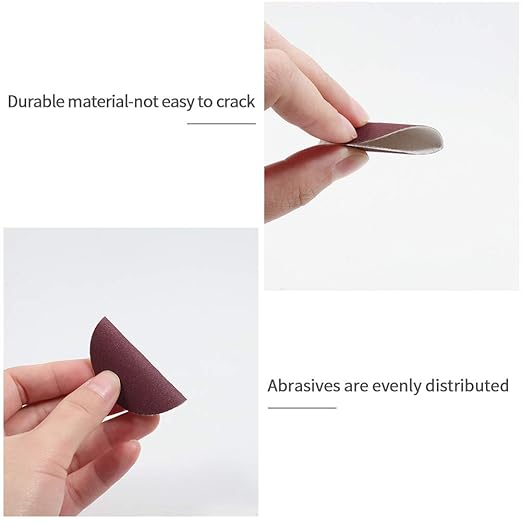 SPEEDWOX 100pc 2 inch Sanding Discs Hook and Loop Sandpaper 180 Grit Sander Disc Sanding for Sanders Drill Grinder Rotary Tools Attachment Woodworking Wood Auto, No Hole