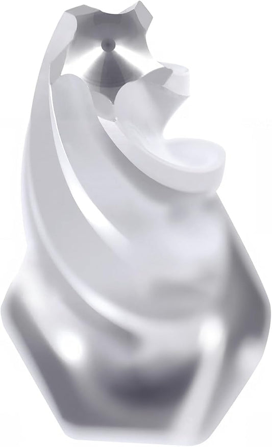 Accusize Industrial Tools H.S.S. Aligning Reamer - 11/16'' Diameter, 4-1/2'' Flute Length, 6-1/2'' OAL, Hex Shank, Spiral Flute, 0523-6025