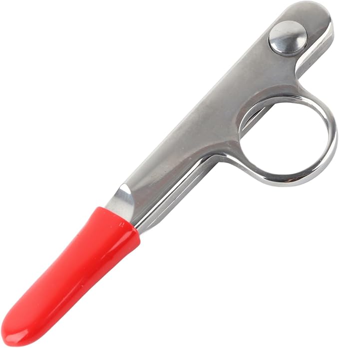 Stainless Steel Thread Snips, Portable Thread Snippers with Protective Sleeve Nippers, Sewing Nippers for Cutting Fabric, Yarn, Fishing Line, 4.7x1.2x0.4in