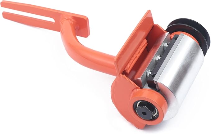 Log Peeler, Log Debarker Designed Chainsaw Attachment, Upgraded Aluminum Alloy Wood Debarking Tool with 4 Blades for Building Material Stores, Farms, Construction Works