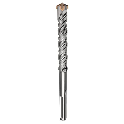 11/16 inch x 11 inch SDS Max Rotary Hammer Drill Bit, Carbide Tipped Concrete Drill Bits for Concrete, Brick, Cement and Stone, 11 inch Length (11/16 in x 11 in)