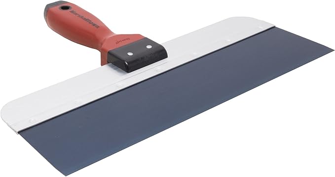 MARSHALLTOWN DuraSoft Taping Knife, 14 Inch Blue Steel Blade, Made in the USA, For Drywall Finishing, 3514D