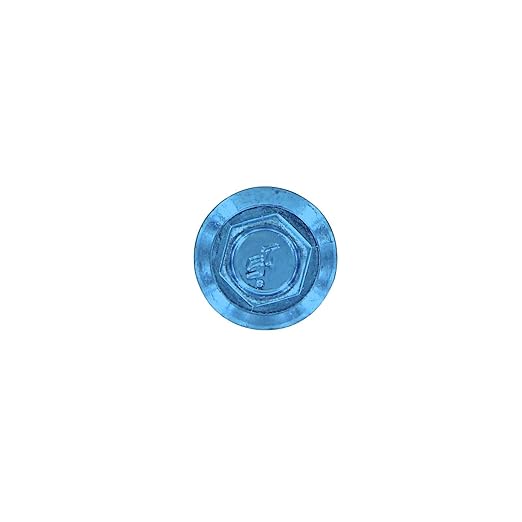 Fasteners Plus ST Fastening Maxx SteelBinder Metal to Metal #12 X 1-1/4" Blue Screws with EPDM Rubber Washer, 250-Count - Designed for Roofing and Siding Panels