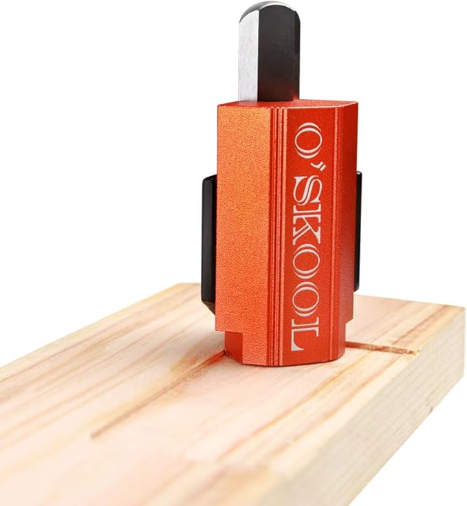 O'SKOOL Corner Chisel, Square Mortise Chisel for cabinet making, Door Hinges, squaring hinge recesses, Framing, and General Woodworking, DAB020