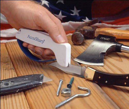 AccuSharp Multi-Pack Hand-Held Carbide Blade Sharpener, Knife, Garden Tool and Scissor Sharpener, Restores, Repairs & Hones Blades & Edges, 3-Pack