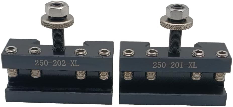 8PCS BXA Wedge Type Quick Change Tool Post With Tool Holders For Lathe Swing Dia 10-15",250-222,(BXA-8PC).