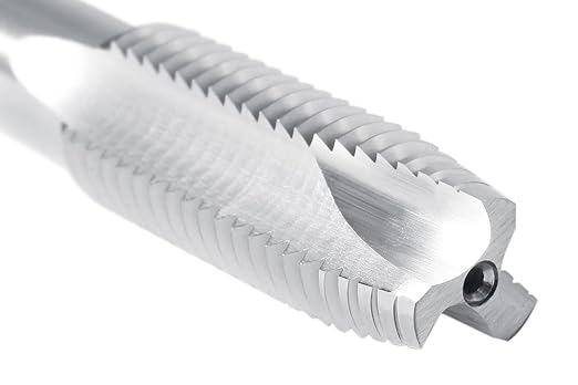 Accusize Industrial Tools 1'' to 8Nc H.S.S. Spiral Point Tap,3 Flutes, American Standard, Fully Ground, Spt-1-8