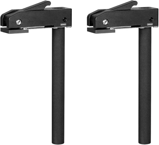 MFT-Style Hold-Down Clamps, Lengthened Bench Dogs for 20mm Dog Holes, Aluminum Alloy Quick Clamps for Woodworking Benchtops
