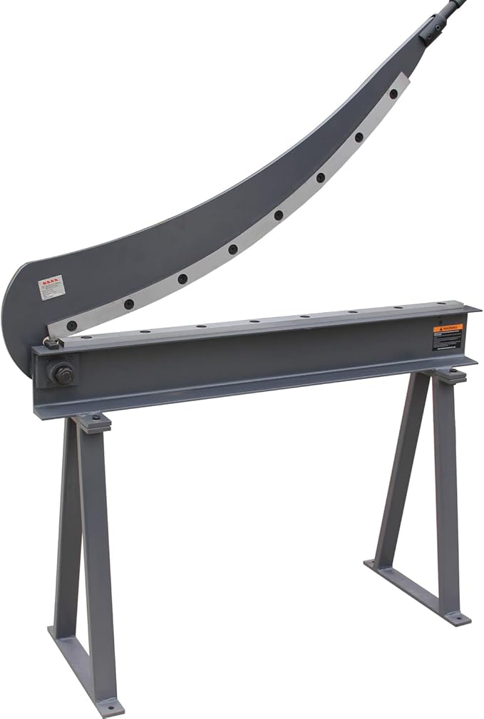KAKA INDUSTRIAL Sheet Metal Shears,39-Inch 16Gauge (0.06 Inch) Guillotine Metal Shear,Sheet Cutter with Stand for Industrial Fabrication and Construction HS-40