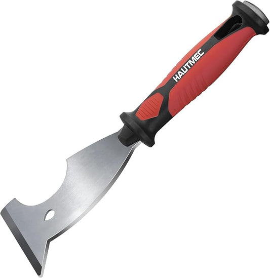 HAUTMEC Putty Knife Scraper, Scraper, Paint knife, Caulk Removal Tool, Painters Tool, Paint Can Opener, Paint Remover for Wood, Wallpaper Scraper, Painting Tool (1pc-3" 8-in-1)