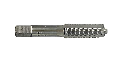 Accusize Industrial Tools 5/8-18Nf H.S.S. Spiral Point Taps, 3 Flutes, American Standard, Fully Ground, Spt-5/8-18