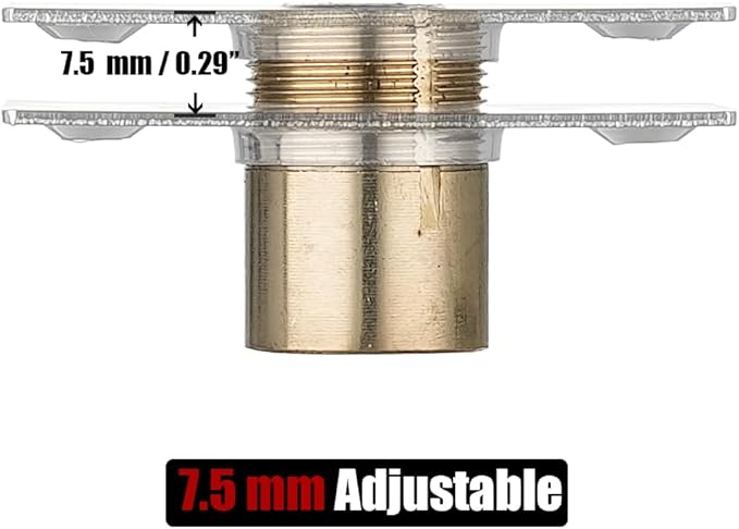 JQK Closet Magnetic Door Ball Catch Hardware, 430 Stainless Steel Catch Adjustable with Strike Plate, Polished Steel Finish 4 Pack, HBC120-BN-P4