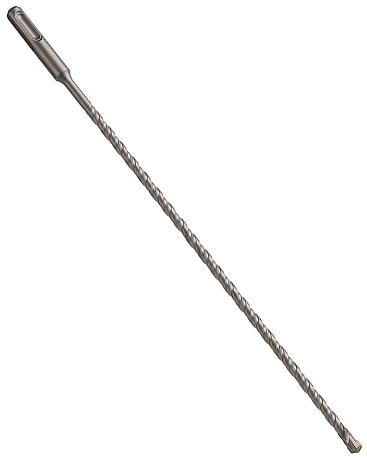 1/4 Inch x 12 Inch SDS Plus Rotary Hammer Drill Bit, Firecore Tungsten Carbide Long Drill Bits for Concrete Masonry Ceramic Tile Cement Walls Brick Rocks Stone, Brocas para Concreto
