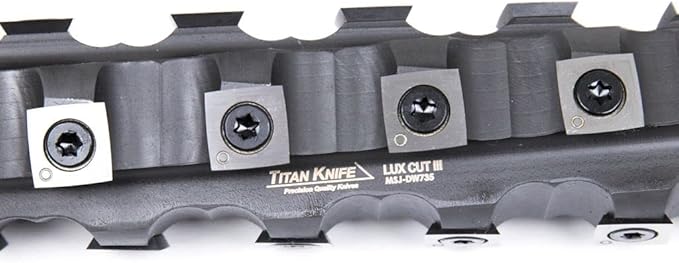 Global Titan Lux Cut III Replacement Journal OEM size Spiral Helical Cutterhead 13 inch for the DW735 or DW735x Woodworking Planer only
