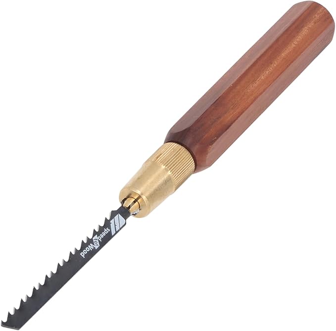 5 Manual Saw Kit Versatile Hand Saw Kit with Hex Rosewood Handle and 5 Blades for Detachable Woodworking Hand Saw, for Home and Professional Projects