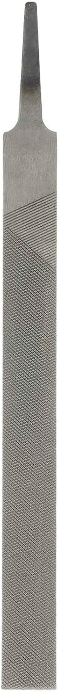 HARFINGTON Flat Coarse Cut File 8" Double Cut Teeth High Carbon Steel Hand Rasp File without Handle for Metal Wood Deburring Removing