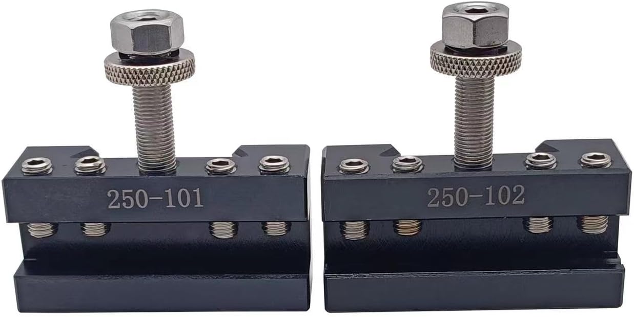 8 PCS Wedge Type AXA Quick Change Tool Post With Tool Holders For Lathe Swing Dia 6-12",250-111 (AXA-8PCS)