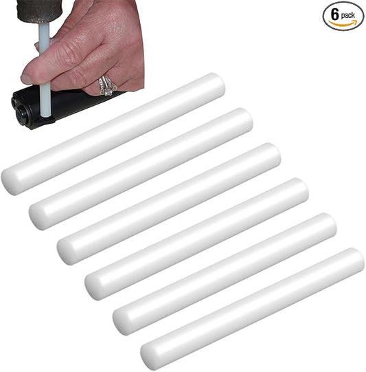 6 Pack Nylon Drift Punch Rod for Glock and Colt 1911 Sight, Non-marring Polymer Sight Removal Tool for Dovetail Style Front/Rear Sight
