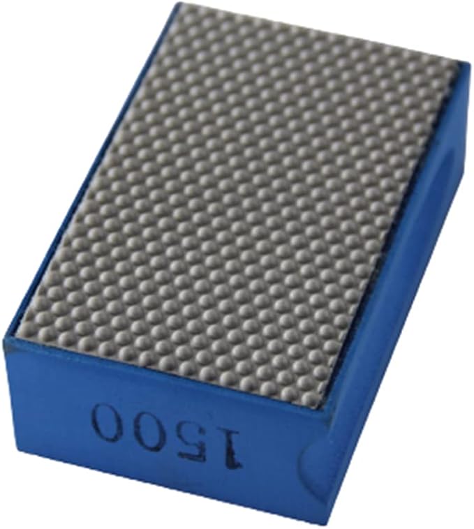 Diamond Sanding Blocks 1500 Grit Diamond Hand Polishing Pad Electroplated Polishing Hand Pads Hand-Held Sanding Block For Stone,Ceramic,Glass