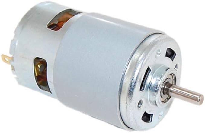 CHANCS 775 DC Motor with Motors Mounting Bracket Black PWM Speed Controller Speed-Adjusting DC Motor Controller for DIY Parts