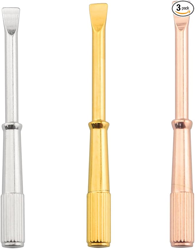 JianLing 3PCS Bracelet Repair Titanium Steel Mini Screwdriver with a blade size of 52x5x4mm for Bracelets Jewelry Screwdriver for Repairing Screws Disassembly Tool Stainless Steel Cross Screwdriver