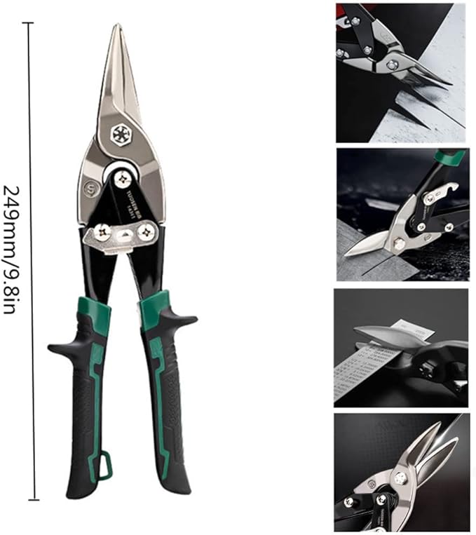 szhdxsy 10 Inch Aviation Tin Snips, industrial Snips, universal Snips,Metal Cutter Shears for Cutting Sheet Metal