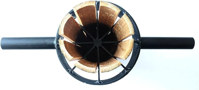 Bamboo Splitter 8 Cut;Made of Steel.A Tool for Dividing Bamboo Into 8 Pieces Evenly (large Size 8Cuts)