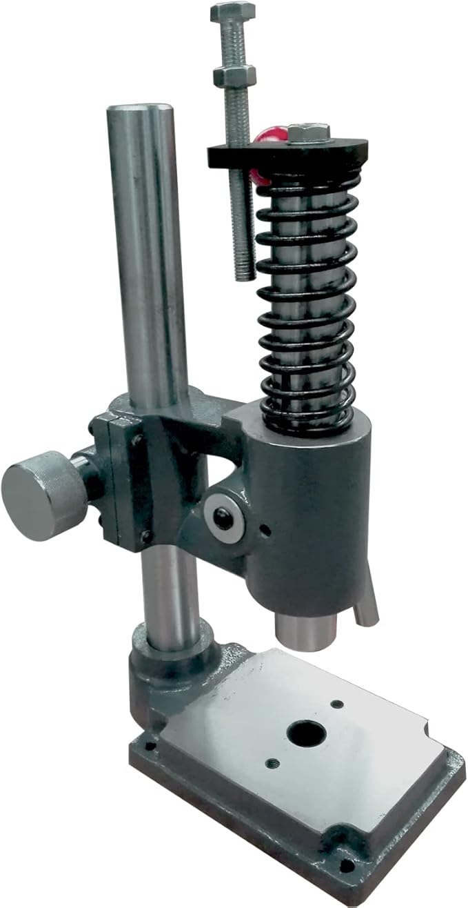 KAKA INDUSTRIAL Arbor Press, 2-Ton Capacity Manual Press, Hand Punching Machine, Adjustable Height up to 8 inch for Bearing Installation, Metal Bending and Assembly Work AP-2S