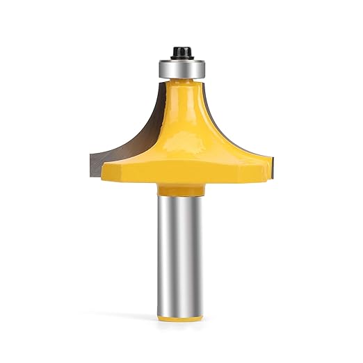 3/4-Inch Radius Round Over Edge Forming Router Bit 1/2-Inch Shank Roundover Router Bit 3/4" Radius Round Over Router Bits, Router Bits Round Over for Edging Forming Rounding