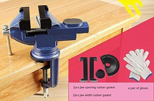 MYTEC Home Vise Universal Rotate 360째 Work Clamp-On Vise, 3.2"