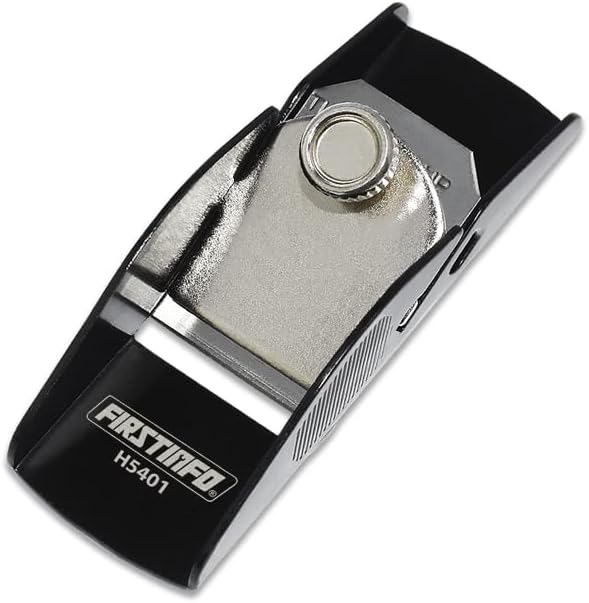 FIRSTINFO H5401 Mini Hand Plane Small Lightweight Steel Body Trimming Plane for Woodworking/Trimming/Wood Planing