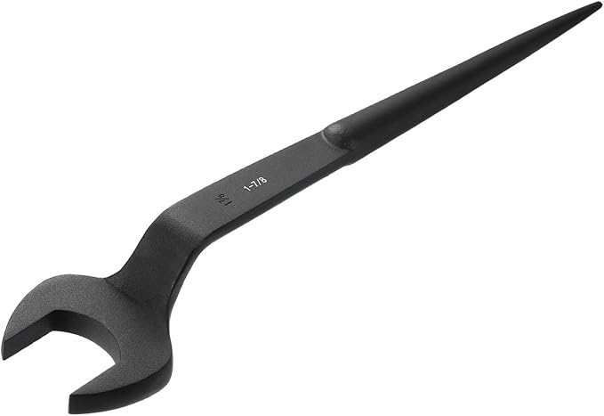 HARFINGTON Single Open End Spanner Wrench 1-7/8-inch 15 Degree Angle Single Open End SAE Construction Spanner Wrenches with 60째Offset Handle for Automotive Mechanical Maintenance