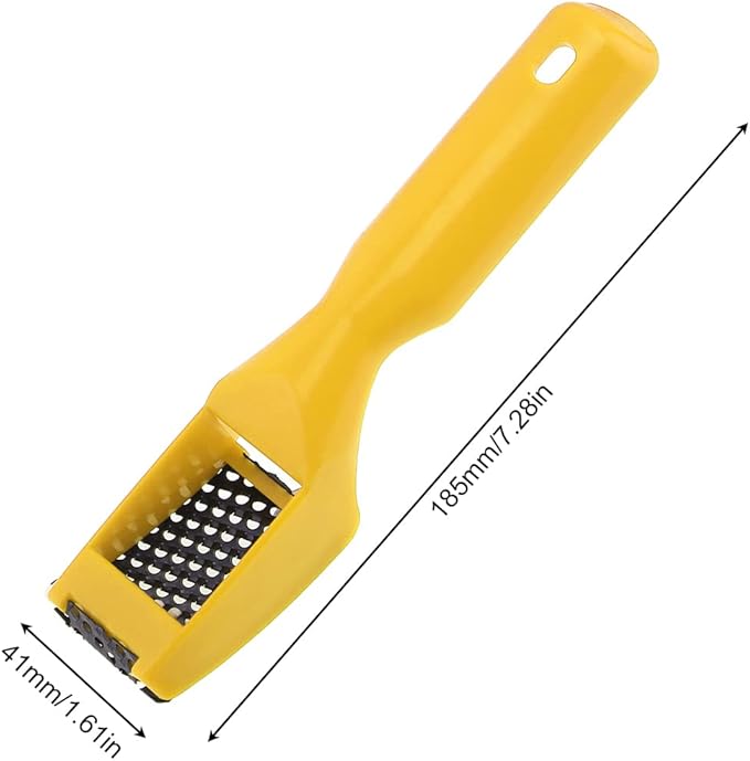 4pcs Shaver Blade Holder, Includes 8 Half-Round Shaving/Shaping Blades - Steel Rasp Block Plane, One Hand Surform Shaver Handle, Dent Repairs, Wood Fiberglass File Tool
