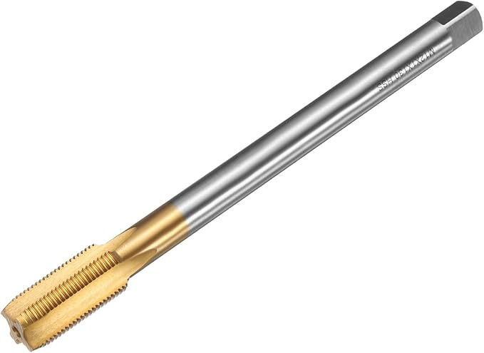 uxcell Metric Thread Tap M12 x 1 H2 130mm Straight Flute Screw Thread Milling Machine Taps Threading Tapping Repair Tool