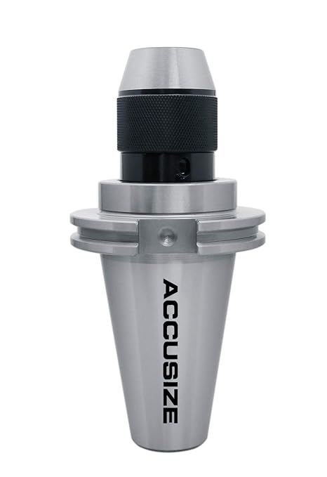 Accusize Industrial Tools 0-1/2'' Cat50 Cnc Integral Keyless Drill Chuck, Accuracy 0.002'' 0222-0894
