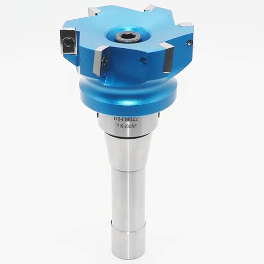 3.15 Inch Face Milling Cutter Aluminum 400R 80MM CNC End Milling Cutter Holder + R8-FMB22 Shank Face Shell Mill Arbor + 6pcs APKT1604 Carbide Inserts + 8mm Hexagon Wrench + T15 Wrench CNC Machine Tool