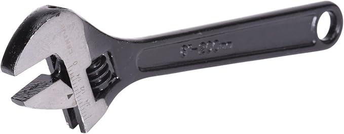 Century Drill & Tool 72624 Adjustable Wrench, 8"