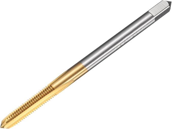 uxcell Metric Thread Tap M5 x 0.8 H2 80mm Straight Flute Screw Thread Milling Machine Taps Threading Tapping Repair Tool